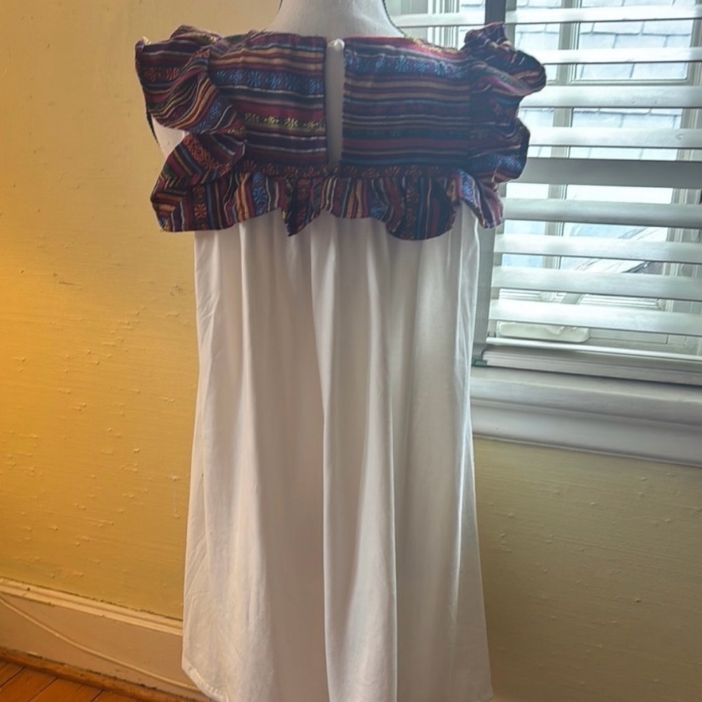 Boho Western Embroidered Mini Dress - Picture 7 of 7
